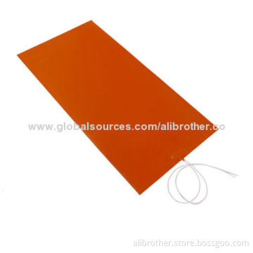 12/24/110/220/380V Silicone Heater, Customized Designs are Accepted